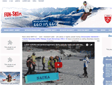 Tablet Screenshot of fun-ski.pl